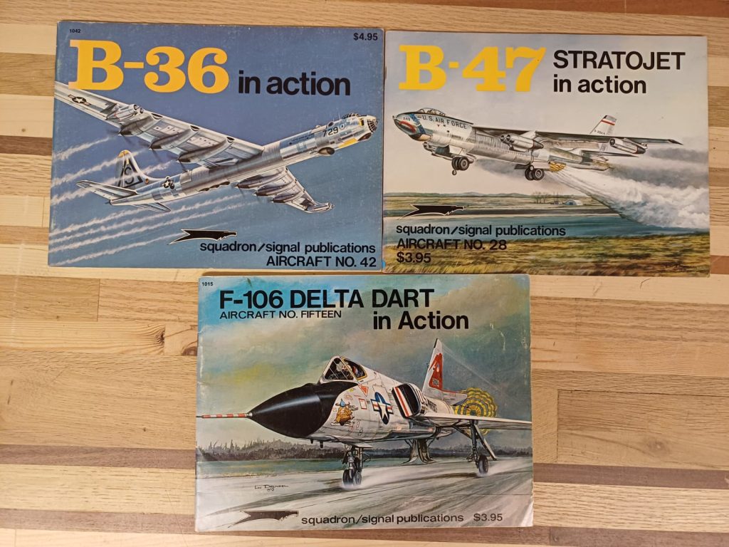 F-106 & B-36 & B-47 in Action