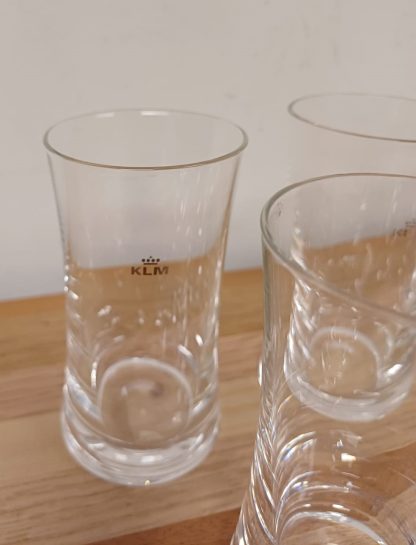 6 KLM Business Class glazen - Afbeelding 8