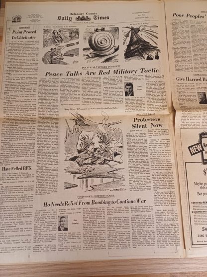 Daily Times Krant uit 1968 - Kennedy Shot, Clings to Life - Afbeelding 12