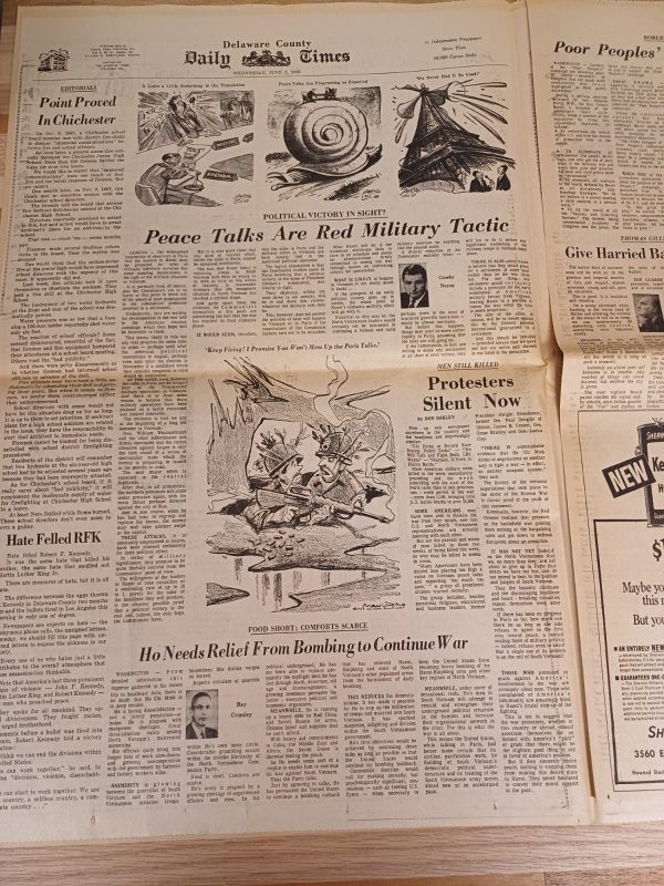 Daily Times Krant uit 1968 - Kennedy Shot, Clings to Life - Afbeelding 12
