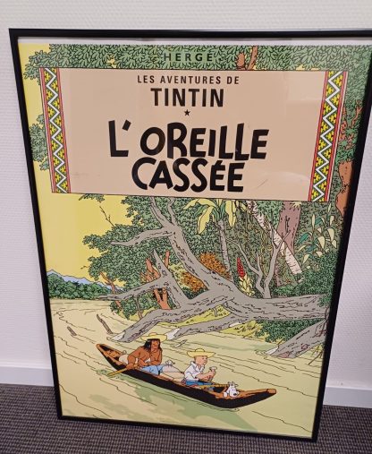 Kuifje poster - les aventure de tintin L' oreille Cassée