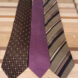 Hugo Boss stropdassen - 100% zilk - 3 stuks