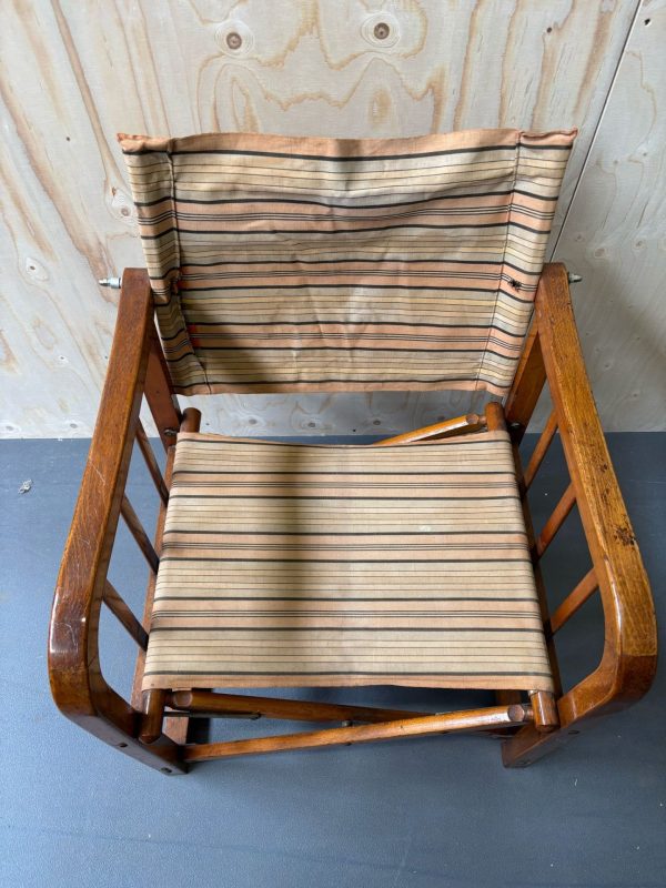Vintage houten Naether klapstoel