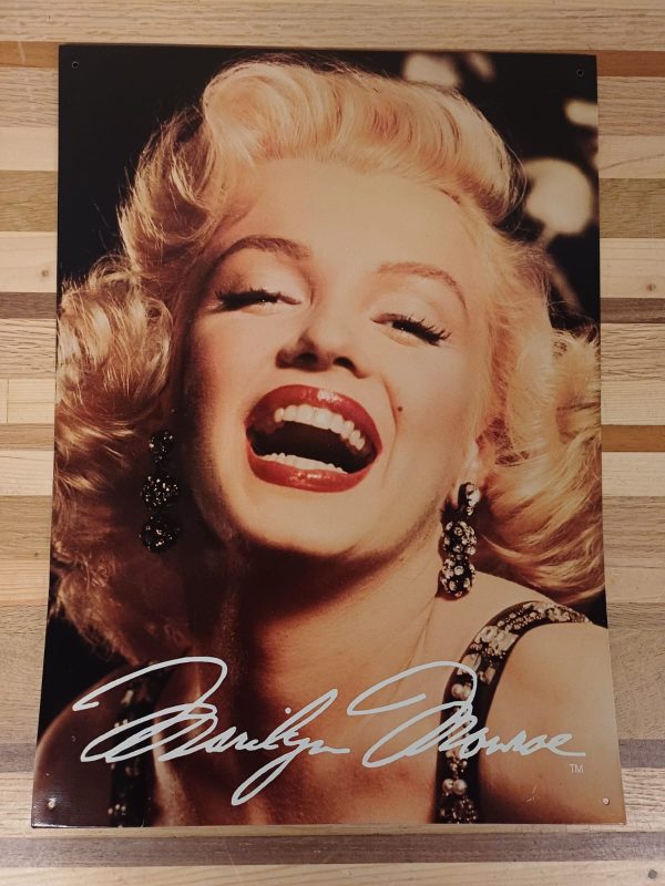 Metaalplaat van Marilyn Monroe - Afbeelding 3