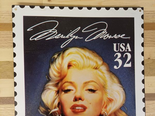 Metaalplaat van Marilyn Monroe - Afbeelding 2