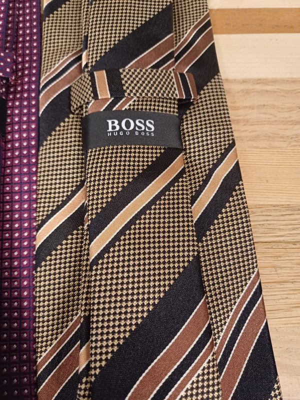 Hugo Boss stropdassen - 100% zilk - 3 stuks - Afbeelding 4