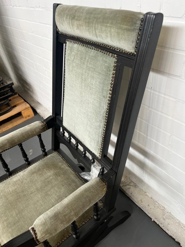 Vintage Engelse schommelstoel - Afbeelding 4