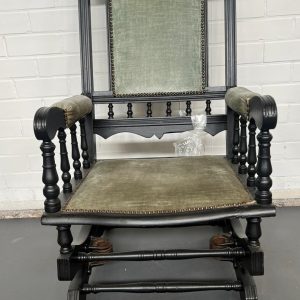Vintage Engelse schommelstoel