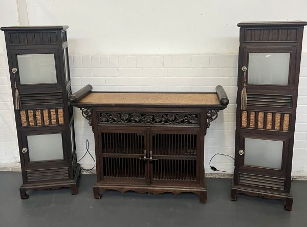 Zeer mooie tv kast / dressoir & 2 kasten voorzien van verlichting - Afbeelding 13