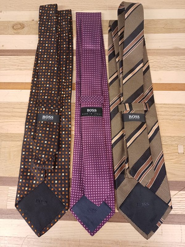 Hugo Boss stropdassen - 100% zilk - 3 stuks - Afbeelding 7