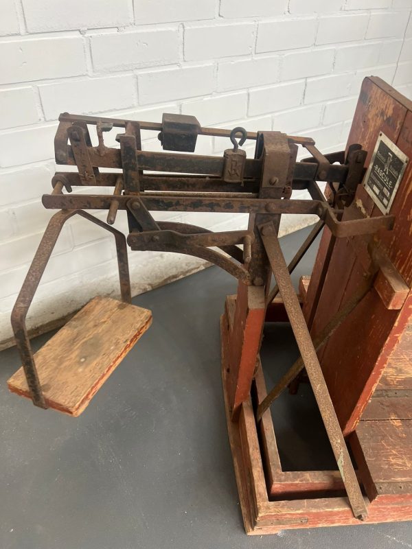 Antieke Bascule weegschaal