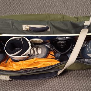 Snowboard & snowboard schoenen & bewaartas