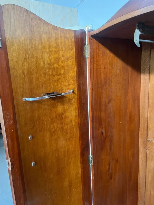 Vintage kledingkast - Wortelnotenhout style - Afbeelding 12