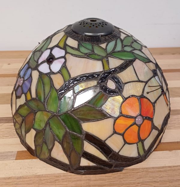 Glas in lood lampenkap - Tiffany style - Afbeelding 3