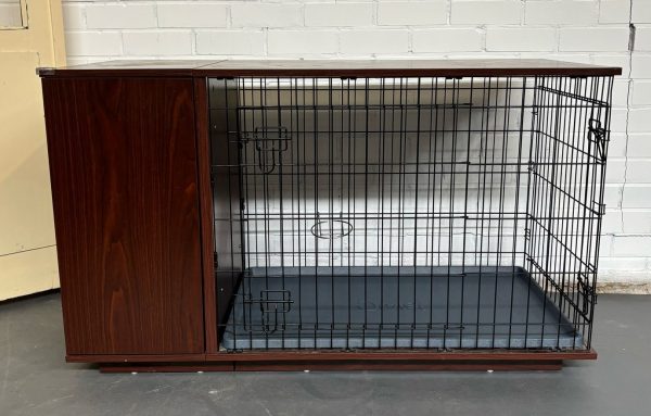 Hondenbench met houten ombouw - Afbeelding 5