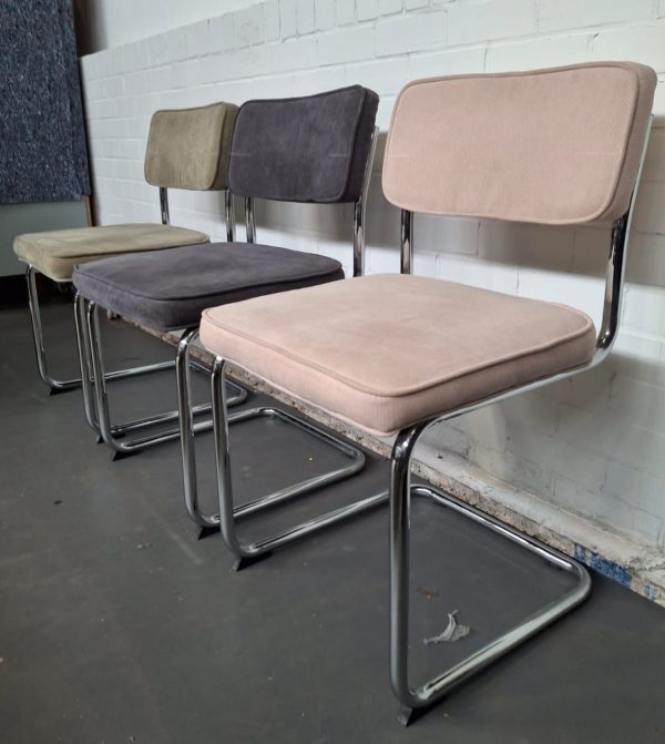 Eetkamerstoelen - buisstoelen - 3 stuks - Afbeelding 2