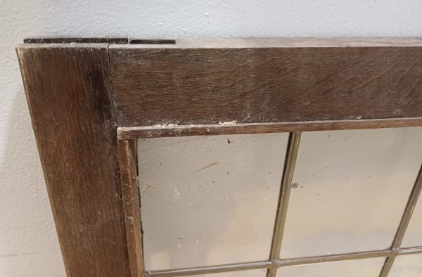 Glas in lood deur & bewerkt hout - Afbeelding 2