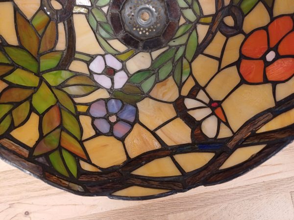 Glas in lood lampenkap - Tiffany style - Afbeelding 4