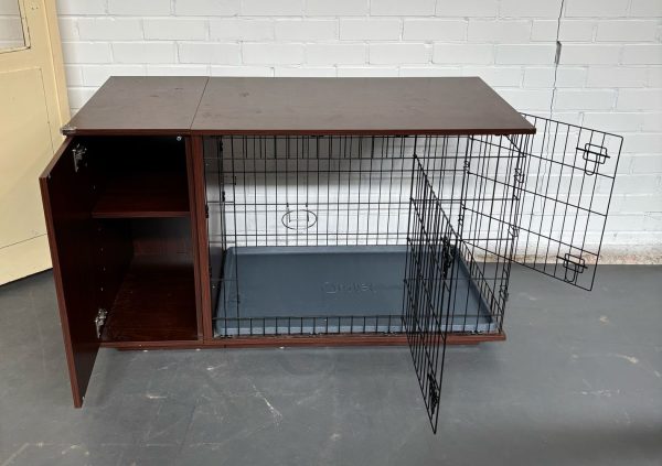 Hondenbench met houten ombouw - Afbeelding 6