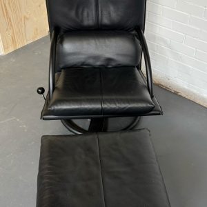 Relaxfauteuil en voetenbank - Rolf Benz