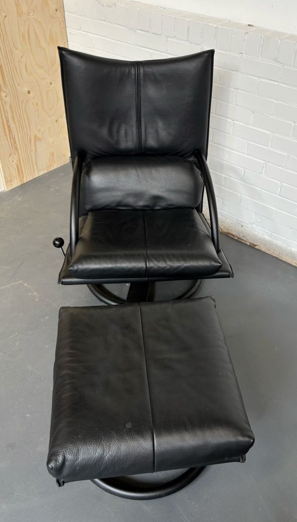 Relaxfauteuil en voetenbank - Rolf Benz