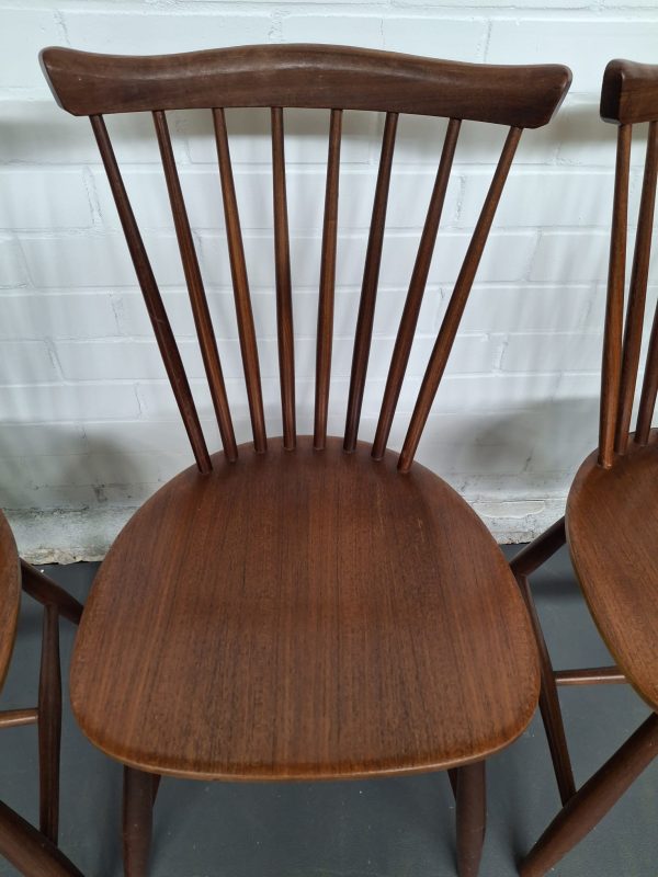 Pastoe Spijlenstoelen - vintage stoelen - 3 stuks - Afbeelding 4