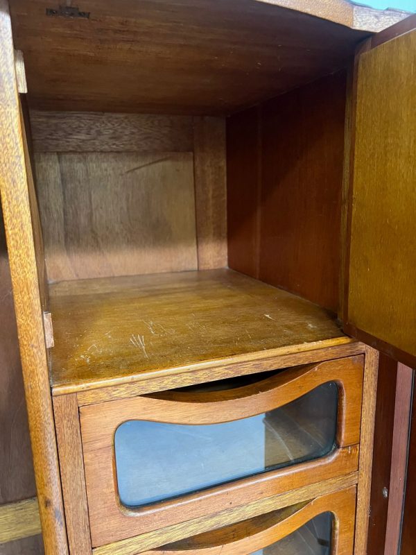 Vintage kledingkast - Wortelnotenhout style - Afbeelding 11