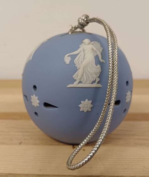 Wedgwood Jasperware Portlandblauwe Pomander - Afbeelding 2