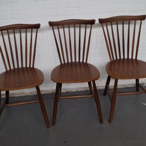 Pastoe Spijlenstoelen - vintage stoelen - 3 stuks
