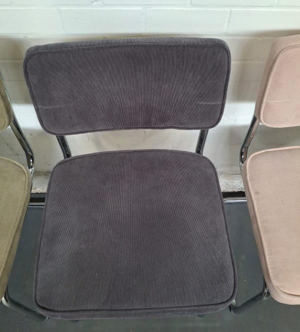 Eetkamerstoelen - buisstoelen - 3 stuks - Afbeelding 6