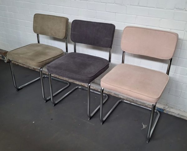 Eetkamerstoelen - buisstoelen - 3 stuks - Afbeelding 5
