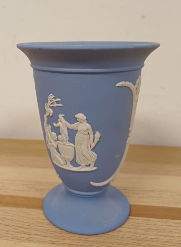 Wedgwood Blue Jasperware - Griekse vaas - Afbeelding 6