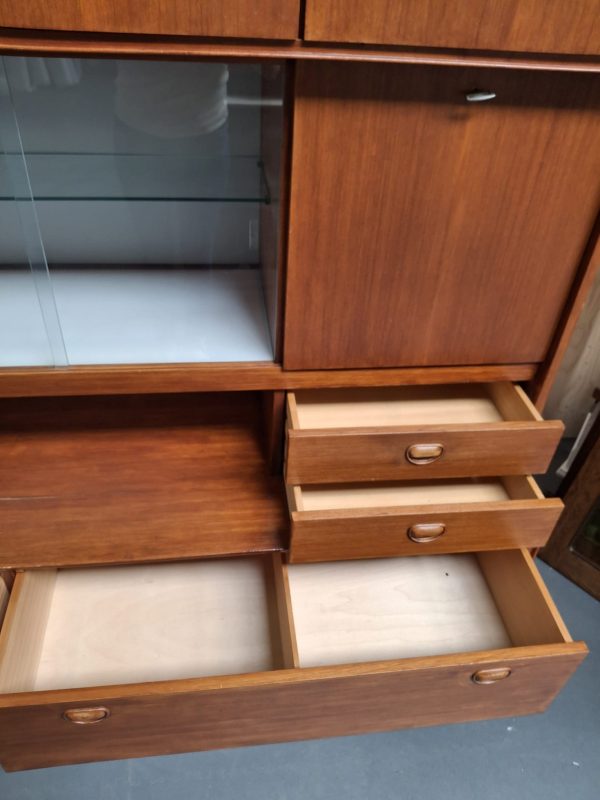 Vintage Fristho Franeker dressoir / wandkast - Afbeelding 9