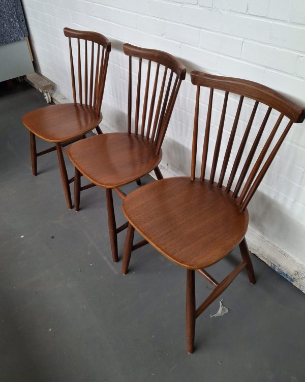 Pastoe Spijlenstoelen - vintage stoelen - 3 stuks - Afbeelding 7