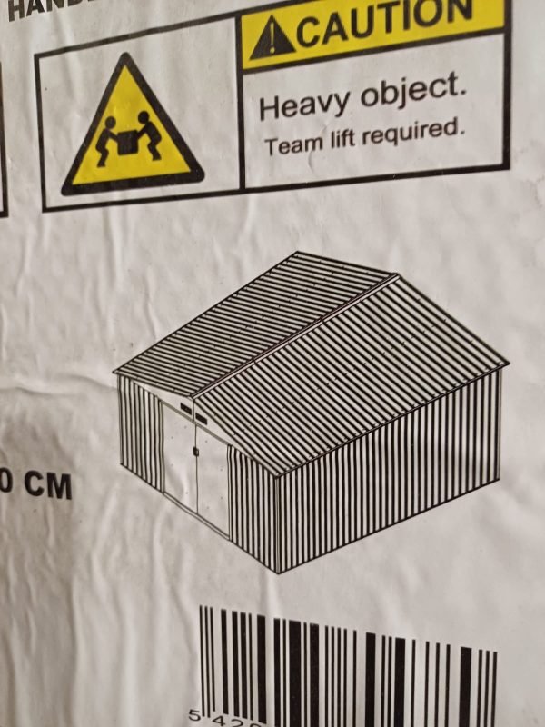 Garden Shed tuinhuisje 340 x 382 x 210 cm - nieuw