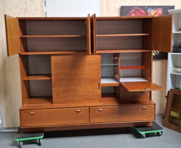 Vintage Fristho Franeker dressoir / wandkast - Afbeelding 11