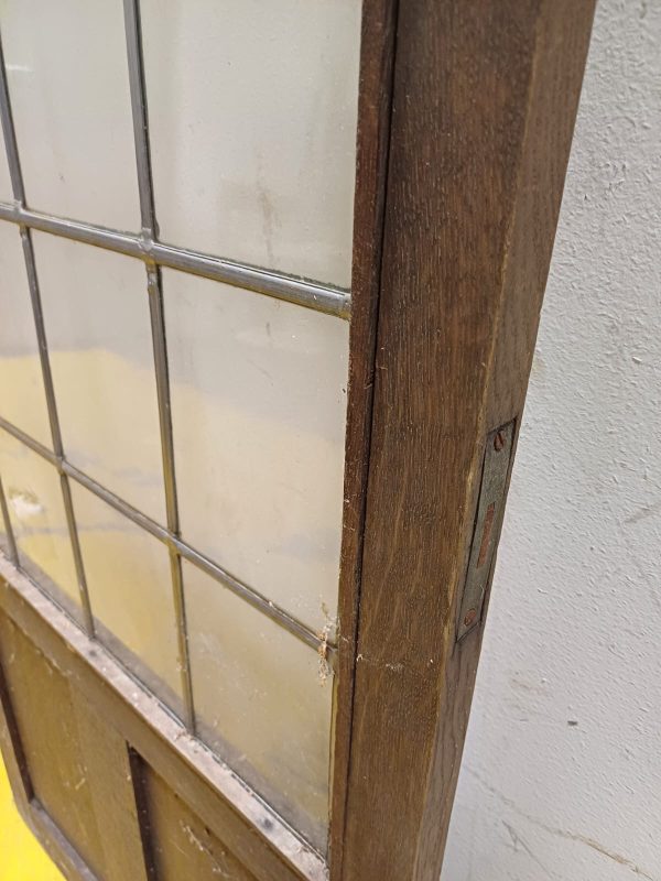 Glas in lood deur & bewerkt hout - Afbeelding 10