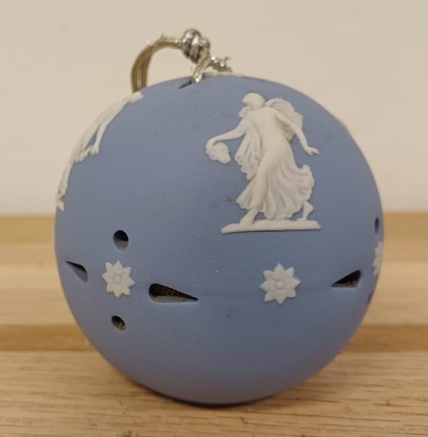 Wedgwood Jasperware Portlandblauwe Pomander - Afbeelding 6