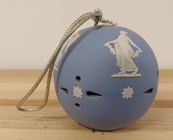 Wedgwood Jasperware Portlandblauwe Pomander - Afbeelding 7