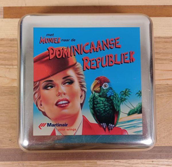 Vintage blik Martinair lunchbox - 4 stuks - Afbeelding 6