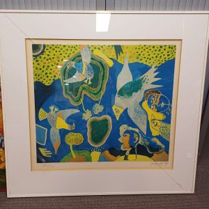 Corneille kunstwerk - vrouwen met vogels - 126/200