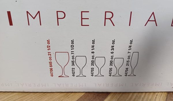 Extra grote wijnglazen Imperial - 6 stuks - Afbeelding 3