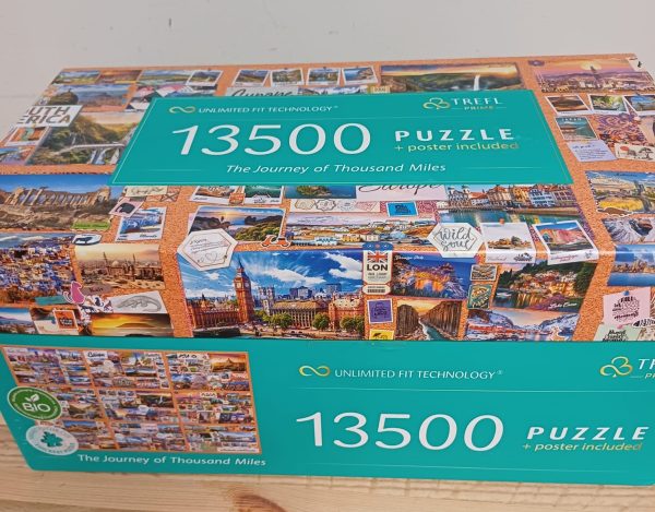 The Journey Of Thousand Miles Puzzel 13500 stukjes nog nieuw - Afbeelding 2