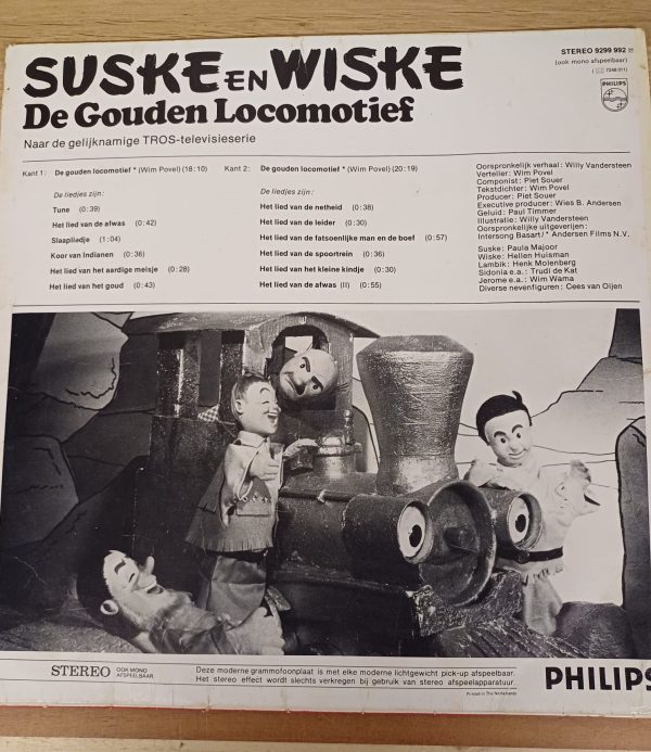 Suske en Wiske De Gouden Locomotief - LP/vinyl - Afbeelding 2