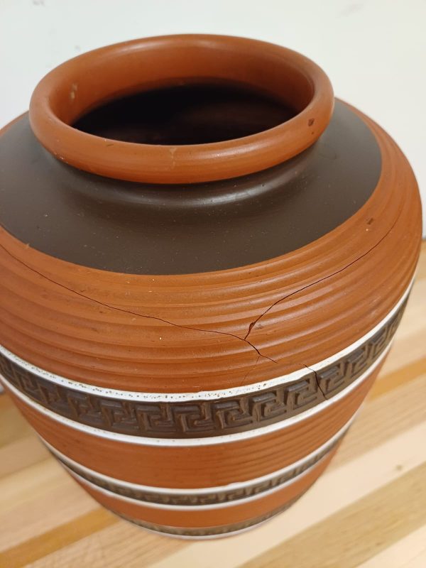 IIkra edel keramiek terra cotta vaas - Afbeelding 2
