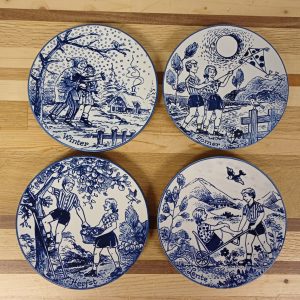 Bordjes Delft Blue - Lente / Zomer/ Herfst / Winter