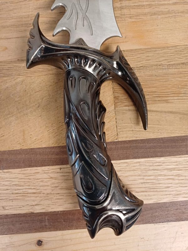 Zilveren Draak Mes met Standaard / Dragon - Afbeelding 10