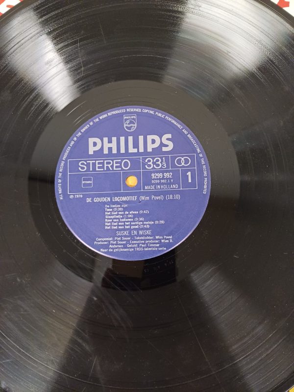 Suske en Wiske De Gouden Locomotief - LP/vinyl - Afbeelding 3