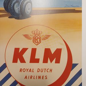 3 Vintage KLM Posters - Collectibles