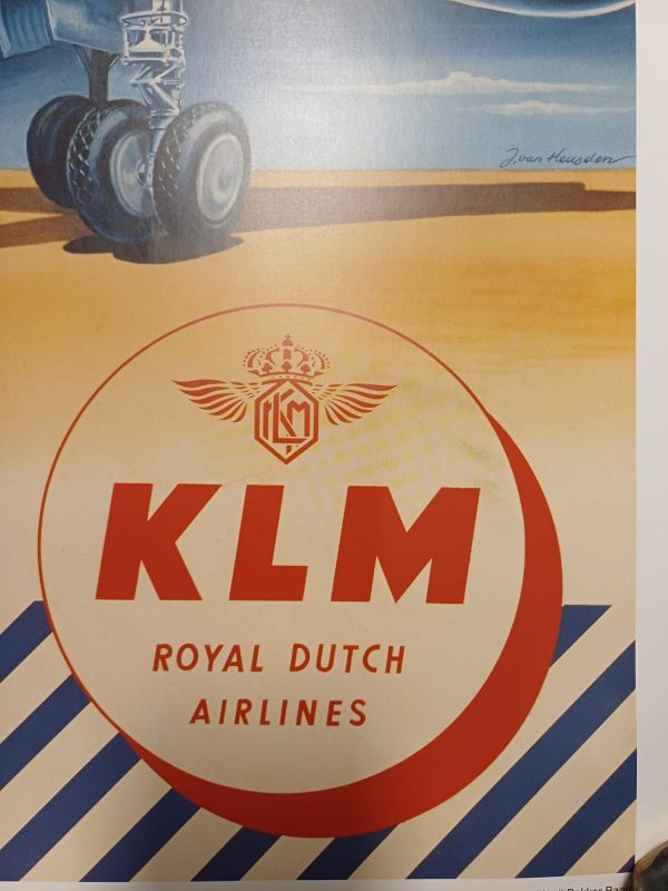 3 Vintage KLM Posters - Collectibles